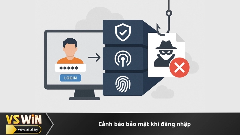 Cảnh báo bảo mật khi đăng nhập