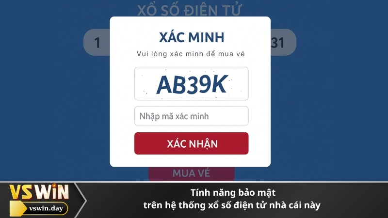 Tính năng bảo mật trên hệ thống xổ số điện tử nhà cái này