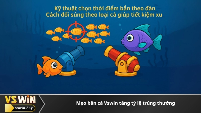 Mẹo bắn cá Vswin tăng tỷ lệ trúng thưởng