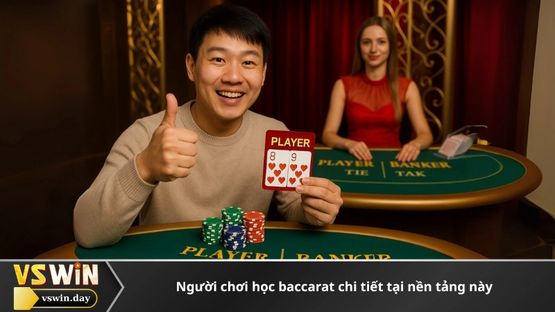 Người chơi học baccarat chi tiết tại nền tảng này